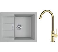 Set évier Tectonite Franke Sirius 2.0 143.0618.668, mitigeur de cuisine Oltens Skafta 35206800