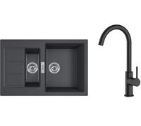Set évier Tectonite Franke Sirius 2.0 143.0618.687, mitigeur de cuisine Oltens Skafta 35206300