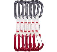Set express Ocún Hawk QD Combi Bio-Dyn-Ring 15mm 10cm pack de 6 rouge