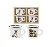 Set expresso 4 tasses - Les Chiens