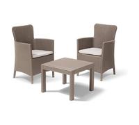 Set Extérieur Allibert 219451 Salvador Balcony Cappuccino,pour Détente À