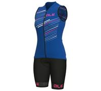 Set femme (2 pièces) sans manches Flash bleu