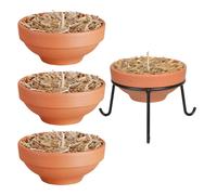Set Feuerschale degawo 4 Schalen avec Ständer pour Jardin Terrasse