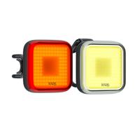Knog Blinder Square Light Set Jaune,Rouge 200 / 100 Lumens Black / Red / Yellow