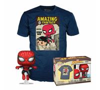 Set Figure POP & Tee Marvel Spiderman Comic Cover