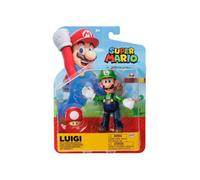Set Figurine Mario : Luigi Avec Super Champignon - Set Figurine Articule Collection 11 Cm + 1 Carte tigre - Enfant