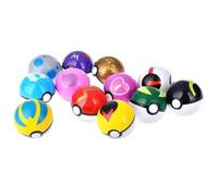 Set Figurines Pokémon 12 pcs - Jouet Collection avec Pokéballs, Cadeau Enfant Fan, Mini Figurine PVC, Décoration, Jeu Rôle, Anime