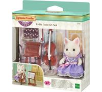 Sylvanian Families - 6010 - La fille Chat soie Violoncelliste, Coffret de Figurine Multicolore