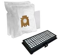 Set - Filtre HEPA + 10 Sacs Aspirateur pour Miele Cat & Dog 700 SF-AH30, S 7510 ... S 7580, S 346i Blue Magic