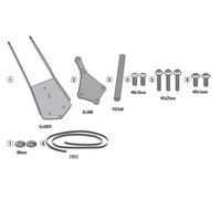 Set Fixation, Etais Pare-Brise FB2159 pour Portasmartphone-Gps Yamaha Trace