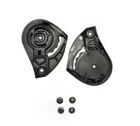 Set Fixation Visière Noir pour Casque Jet CGM 160 Jad
