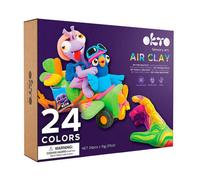 Set Foamcolina coloré - 24 nuances d'aventures créatives dans une pâte à modeler légère ! Idéal pour les projets amusants et créatifs des enfants.