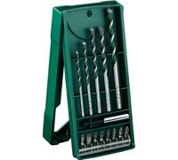 Bosch Accessories 2607017161 Forets universels-Set Mini X-Line 14 Pièces, Argent/Noir