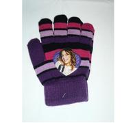 Set gants Violetta Disney, violet et noir.