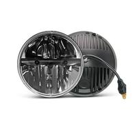 Set Gauche Et Droit pour AM pour General pour Hummer 1992 1993 1994 1995 1996 1997 1998 1999 2000 2001 2001 Paire De Phares LED H4 Ronds De 7 Pouces Phares De 7 Pouces(Left)
