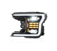 Set Gauche Et Droit pour F150 2018 2019 2020 2021 avec Clignotants Séquentiels Ambrés DRL Paire De Phares LED(Right)