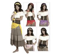 Set Gepsy - BOLAND - 4 éléments - Voile de coton - Violet, Rouge ou Rose