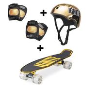 Set Glisse Urbaine - Mondo - Ignite Combo Set Tyro - Skateboard Et Protections - Or Multicolore