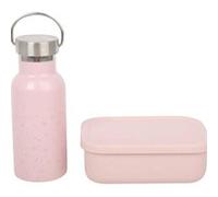 Set goûter enfant (bouteille+boîte) - rose Rose G