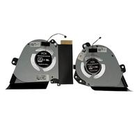 Set GPU + CPU Cooling Fans pour Asus ROG Zephyrus M GU502DU, GA502IU, GA502IV, 5V 0.5A, DFS5K12115491P, DFS5K12115491R, DFS5K12304363C, 13NR0210AM0901, 1, 1, 13N3N3N01, 1, 13N3N3N01, 13N3N01, 13NR0210