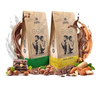 Set Grains de Café Coffee Broastery 2x1kg - Café en Grain Fraîchement Torréfié Artisanal - Coffret Cadeau Café Arabica de Qualité Supérieure - Arôme Intense et Saveur Unique - Lot de Dégustation