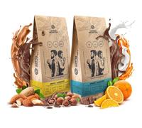 Set Grains de Café Coffee Broastery 2x1kg - Café en Grains Fraîchement Torréfié Artisanalement - Coffret Dégustation Premium Idéal Cadeau - Arômes Intenses et Saveurs du Monde - Pack de Qualité