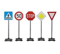 Jamara Kit de signalisation Grand A – 5 panneaux, montage facile, plastique robuste et léger