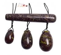 Set Green Jade Eggs balls Stone Multiple colors and styles Natural Green stones Jade Egg Massage Stone for Women pelvic strength Body Train Crystal Balls (Four-piece set,4pcs-13)