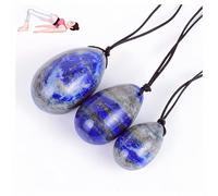 Set Green Jade Eggs balls Stone Multiple colors and styles Natural Green stones Jade Egg Massage Stone for Women pelvic strength Body Train Crystal Balls (Three-piece set,3pcs-9)