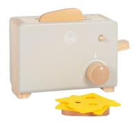 Small Foot Design Set grille-pain Tasty en bois, fonction pop-up, gris, dès 3 ans