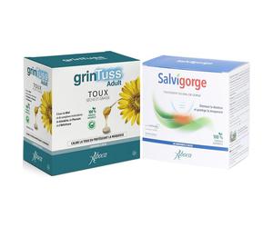 Set GRINTUSS Comprimés + Salvigorge - Traitement du mal de gorge Set(S) 1 pc(s)