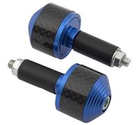 Set Guidons Équilibreurs Stabilisateurs Moto Scooter Bleu Aluminium