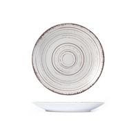 Set H&H Neuf Terre Du Sud 6 Assiettes À Fruits, Blanc, En Grès, 21