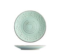 Set H&H Nouveau Courtyard 6 Assiettes À Dessert Bleues 21Cm