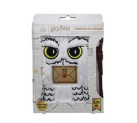 Set Harry Potter - Carnet de Notes Hedwige Fourrure et Stylo Baguette Magique