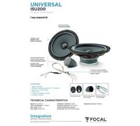 Set Haut-Parleurs Focal Universel pour Mazda Miata MX-5 MX5 Système Bose Série