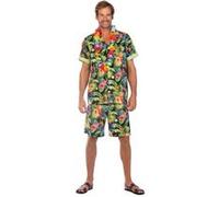 set hawaï noir homme - amscan 9908727 Noir