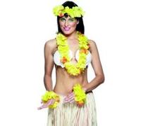 Set Hawaien Fleurs Jaunes jaunes G