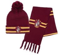 Set Hiver Harry Potter - Echarpe et Bonnet à Pompon - GRYFFONDOR
