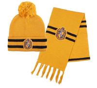 Set Hiver Harry Potter - Echarpe et Bonnet à Pompon - POUFSOUFFLE
