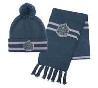 Set Hiver Harry Potter - Echarpe et Bonnet à Pompon - SERPENTARD