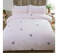 BEE MINE Housse De Couette Simple Et Ensemble De Taies D'oreiller Abeilles Cœurs