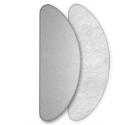 Set | Housse de table à repasser avec support en molleton en forme (couleur : métallisé, argent) (B-XXL)