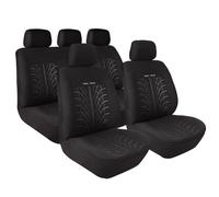 Lampa Couverture de siège Road Track 54836 – Tissu velours polyester noir