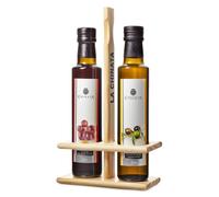 Set Huile d'Olive & Vinaigre (Bois) (2 x 250 ml) - La Chinata