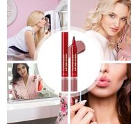 Set Huile et Crayon pour Lèvres - Rouge à Lèvres avec Crayon Contour - Cosmétiques Hydratants Beauté Maquillage pour Femmes Filles Cadeau