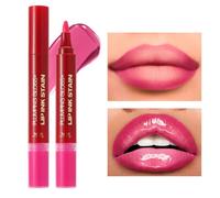 Set Huile et Crayon pour Lèvres | Set Combo d'Huiles Hydratantes et Crayon Contour | Cosmétiques Nourrissants Non Collants pour Femmes et Filles