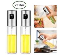 Set Huile et Vinaigre Vaporisateur - Cuisine - 2 Pièces - 100ml - Verre - Portable