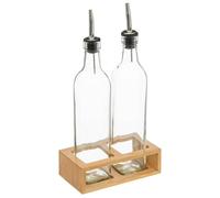5five Bouteilles huile et vinaigre Bambou en verre 0,48 L