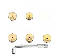 Set Injecteurs pour gpl pour cuivre 5 Tailles pour Cuisinière | Compatible cuisinière, four, pour gril, conversion naturel pour vers pour gpl, ajustement précis